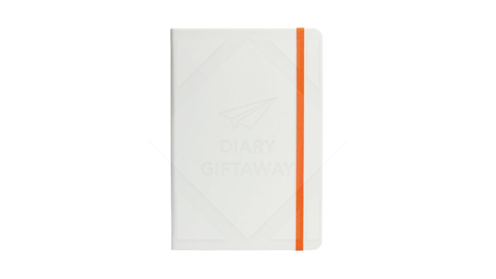 Colourlastic White Notebook